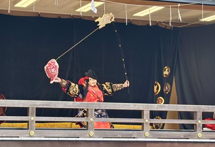 田奈　神鳥前川神社　例大祭　石見神楽「恵比須」