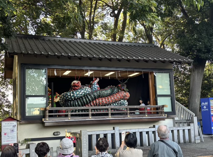 田奈　神鳥前川神社　例大祭　石見神楽「大蛇」