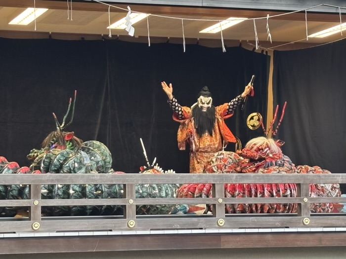 田奈　神鳥前川神社　例大祭　石見神楽「大蛇」