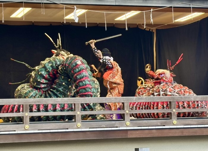 田奈　神鳥前川神社　例大祭　石見神楽「大蛇」