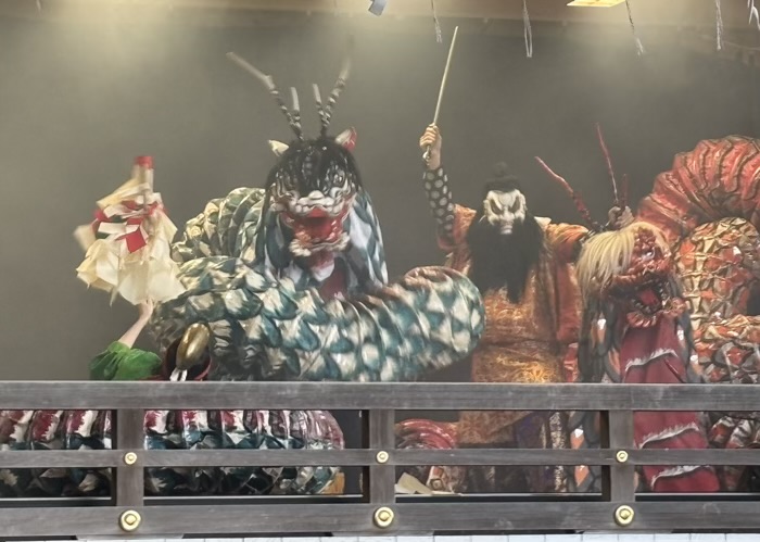 田奈　神鳥前川神社　例大祭　石見神楽「大蛇」
