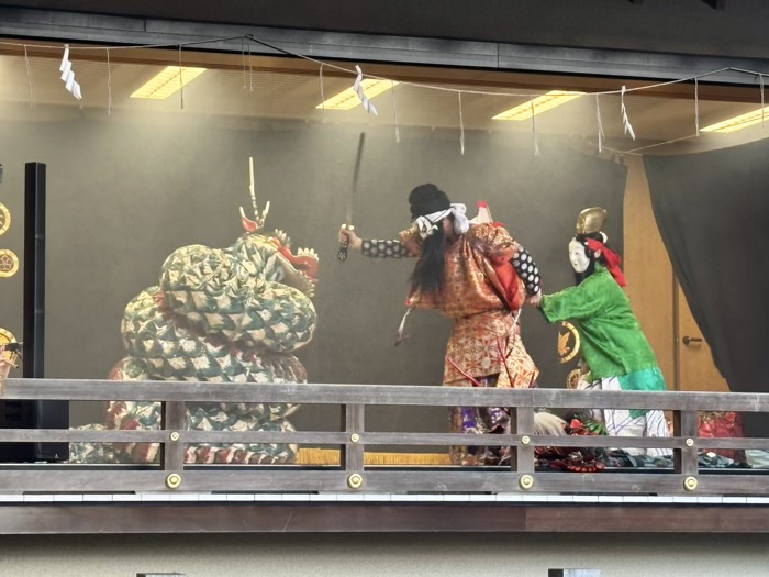 田奈　神鳥前川神社　例大祭　石見神楽「大蛇」