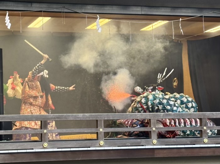 田奈　神鳥前川神社　例大祭　石見神楽「大蛇」