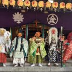 虎ノ門金刀比羅宮　例大祭　おかめひょっとこ民謡行列