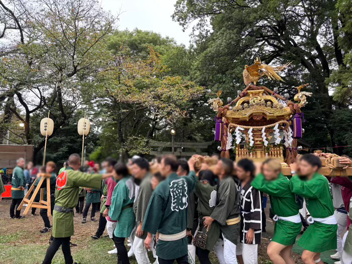 長津田　大石神社　例大祭　神輿渡御