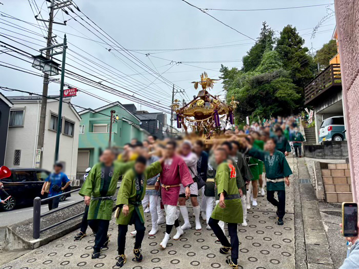 長津田　大石神社　例大祭　神輿渡御