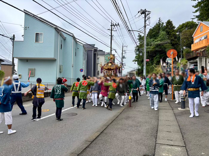 長津田　大石神社　例大祭　神輿渡御