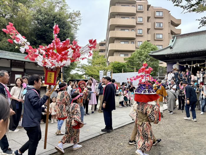 あざみ野　驚神社　例大祭　牛込獅子舞