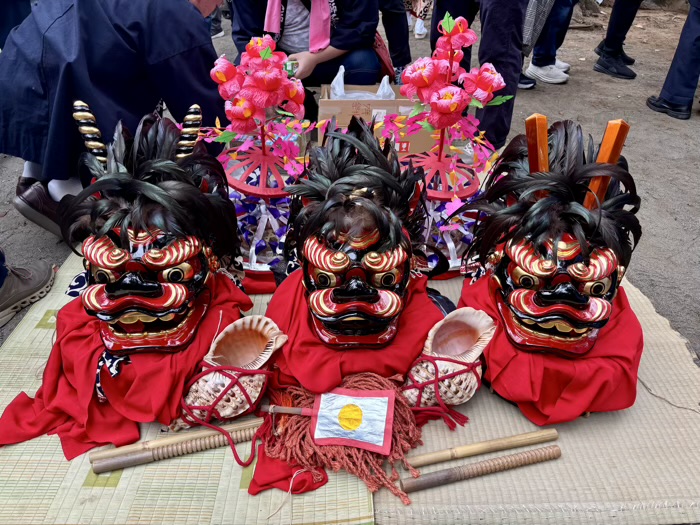 あざみ野　驚神社　例大祭　牛込獅子舞