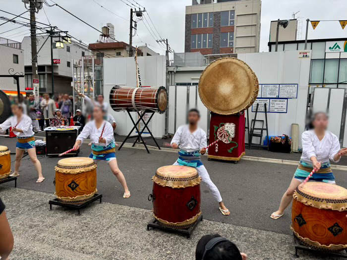 長津田　大石神社　例大祭　竜神太鼓