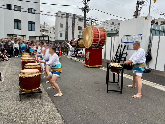 長津田　大石神社　例大祭　竜神太鼓