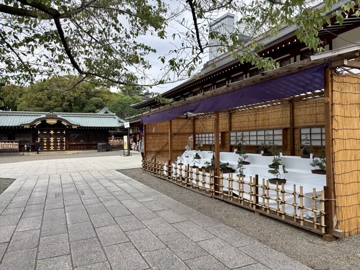 九段下　靖国神社　奉納菊花展