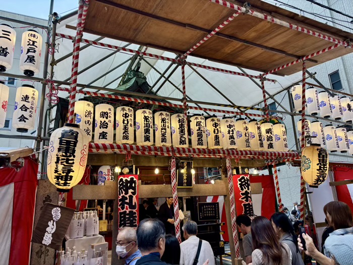 日本橋　宝田恵比寿神社　べったら市