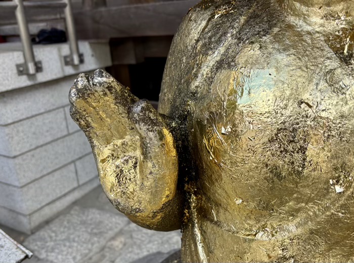 目黒 大圓寺 薬師如来 金箔貼り