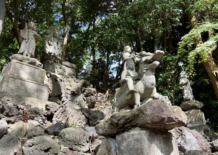 不動前　目黒不動尊　大縁日　八大童子の山