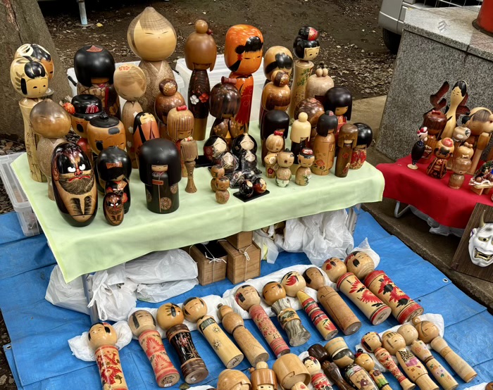 新宿 花園神社 青空骨董市