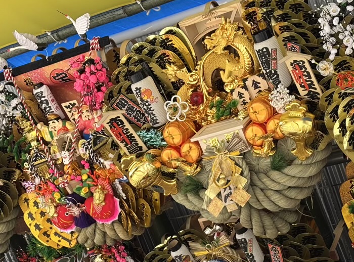 新宿 花園神社 酉の市の準備