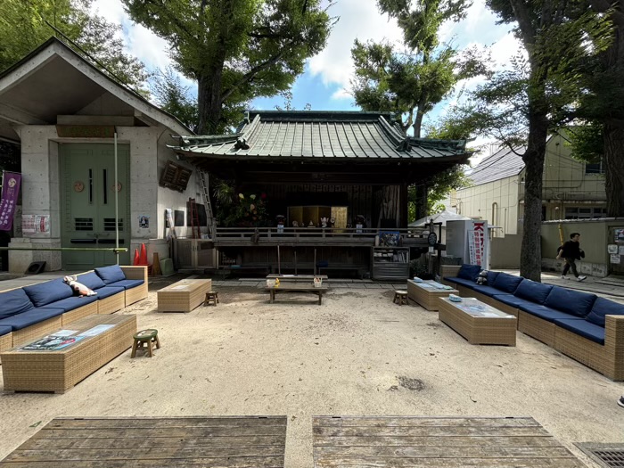 品川区 戸越八幡神社 神楽殿