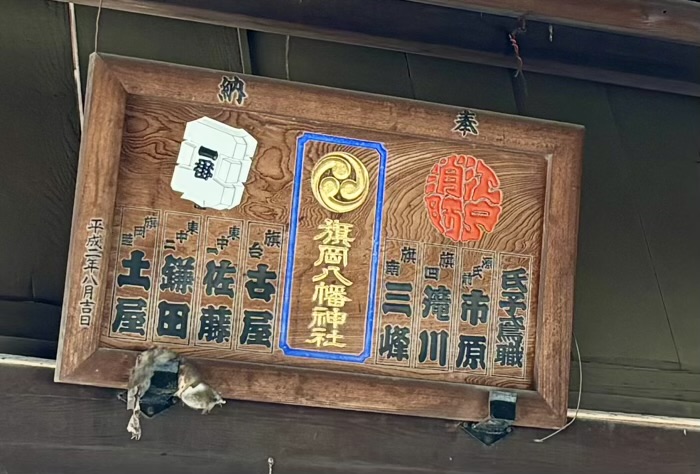 荏原町 旗岡八幡神社 絵馬殿