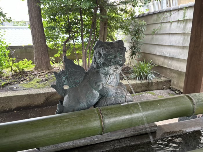大崎　居木神社　手水舎