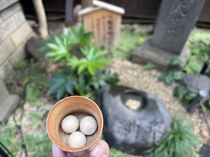 新宿 陽運寺(於岩稲荷) 心願成就の石