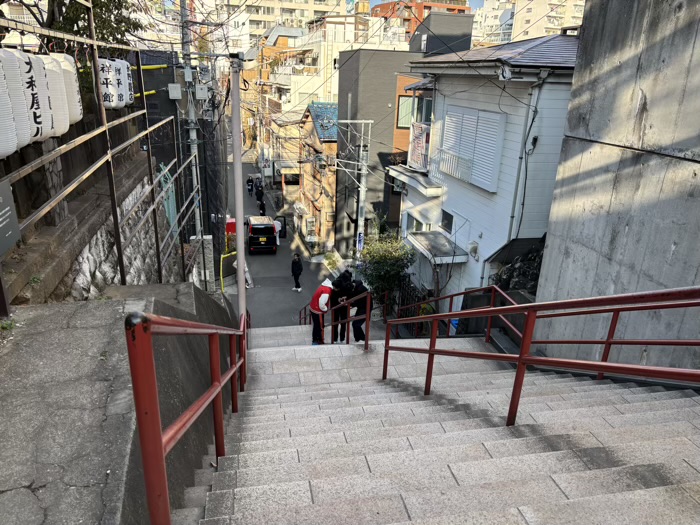 新宿 須賀神社 男坂