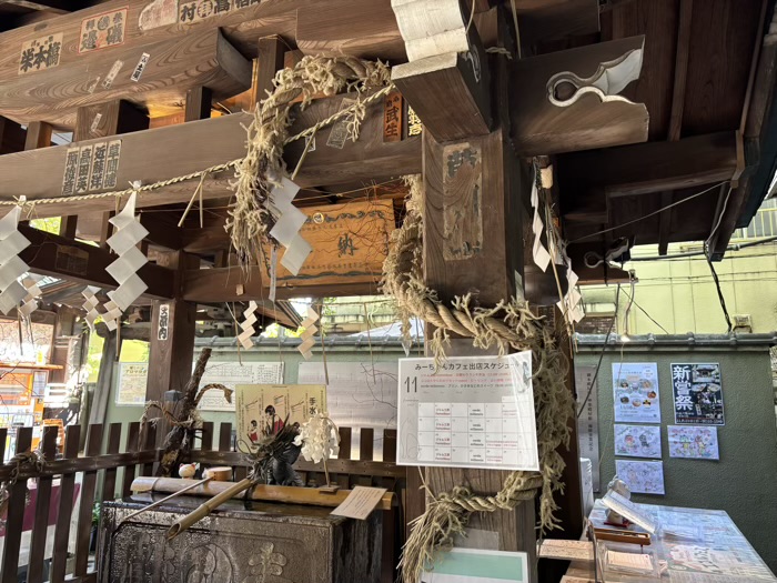 品川区 戸越八幡神社 手水舎