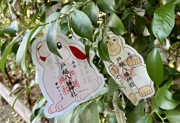 品川区 戸越八幡神社 願い札