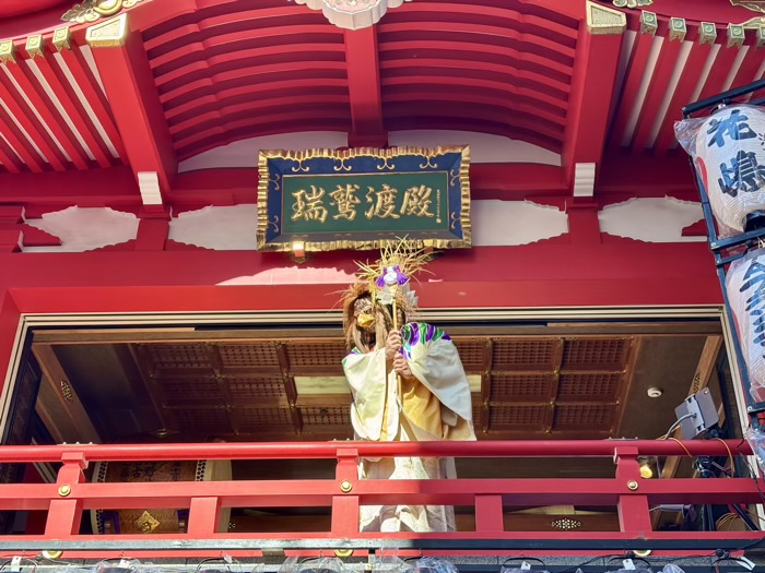 浅草　鷲神社　酉の市　鷲舞ひ