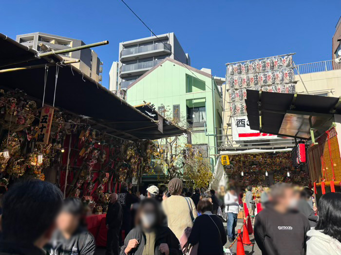 浅草　長國寺　酉の市　熊手