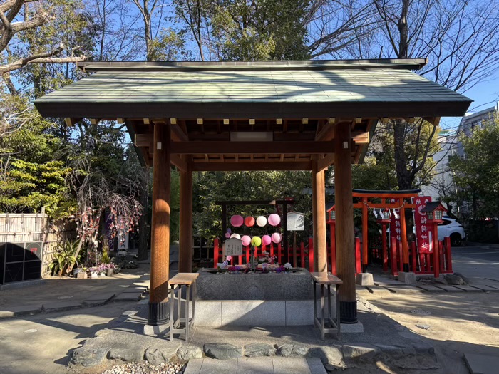 武蔵新田 新田神社 手水舎
