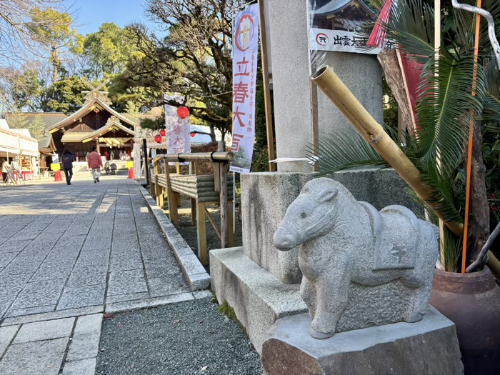 秦野　出雲大社相模分祠　しめなわ市（幸先詣）