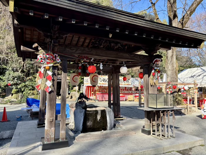 秦野　出雲大社相模分祠　しめなわ市（幸先詣）