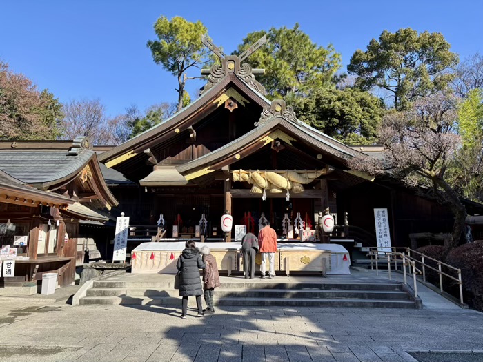 秦野　出雲大社相模分祠　しめなわ市（幸先詣）