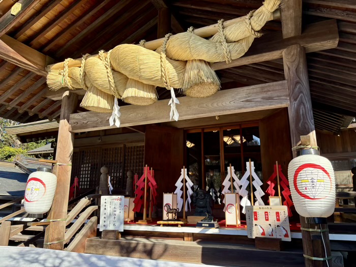 秦野　出雲大社相模分祠　しめなわ市（幸先詣）