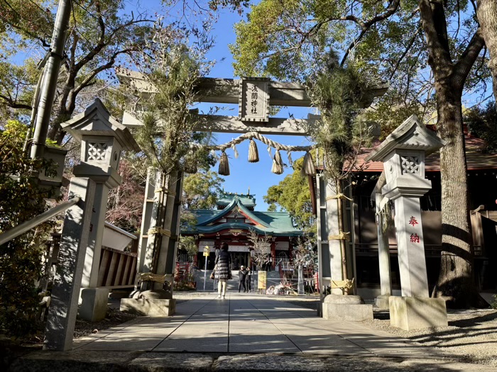 田園調布　多摩川浅間神社