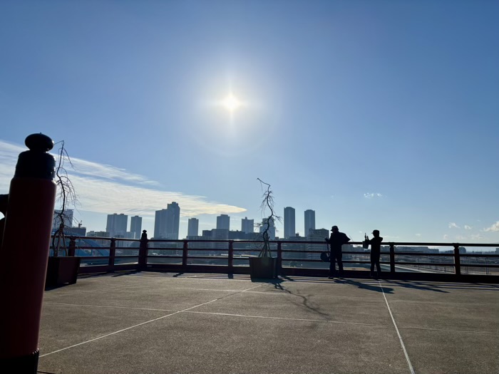田園調布　多摩川浅間神社　見晴台（展望台）