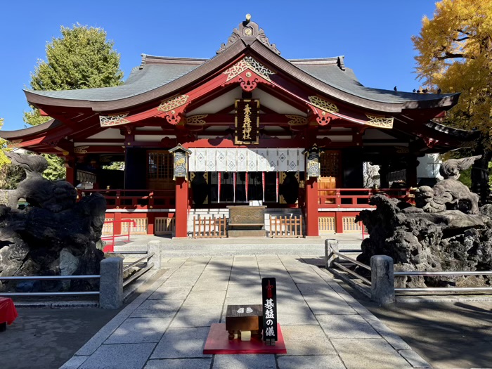 南千住　素盞雄神社　獅子山