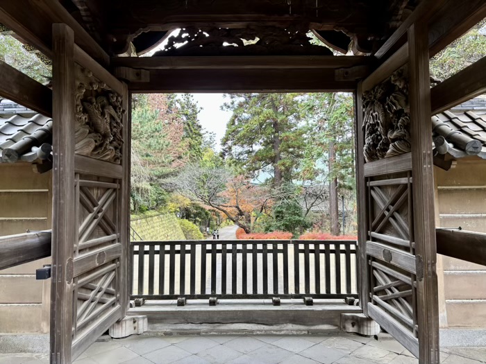 北鎌倉 円覚寺 大方丈 唐門(勅使門)