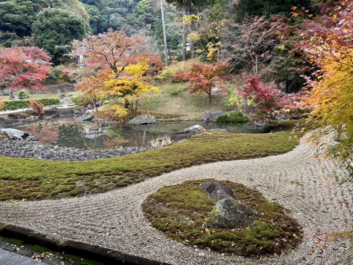 北鎌倉 円覚寺 大方丈 庭園(心字池)