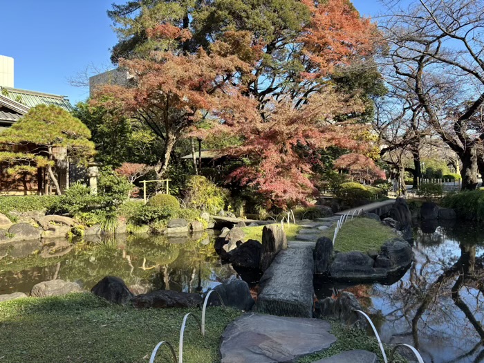 九段下 靖国神社 神池庭園 紅葉