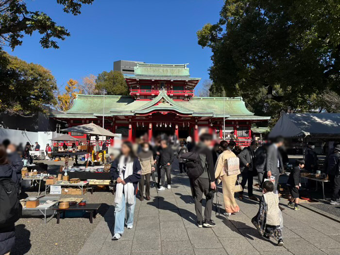 江東区　門前仲町　富岡八幡宮（深川八幡）　骨董市