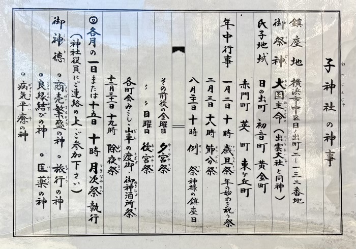 日ノ出町　子神社