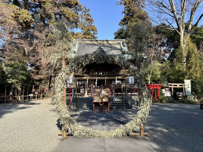 秦野 白笹稲荷神社 年越大祓 茅の輪