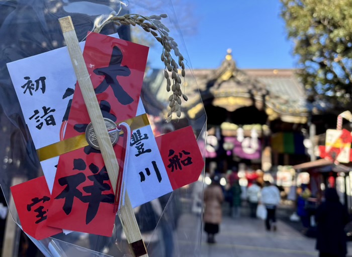 赤坂　豊川稲荷東京別院　初詣　大吉祥札
