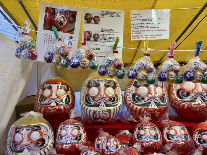 赤坂　豊川稲荷東京別院　初詣　屋台