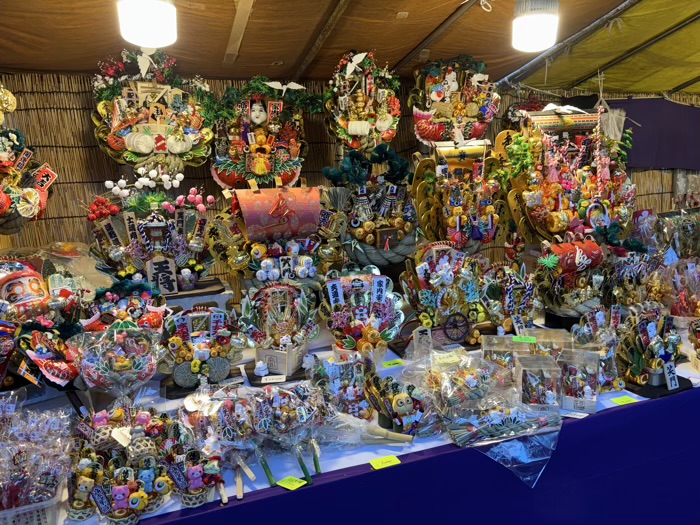 赤坂　豊川稲荷東京別院　初詣　屋台