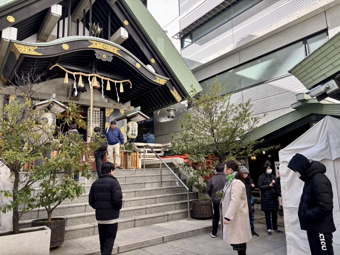九段下　築土神社　初詣
