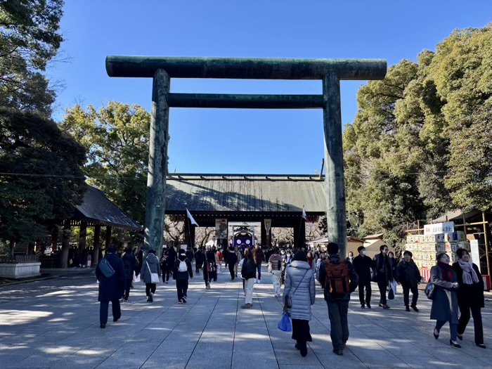 九段下　靖国神社　初詣　神門