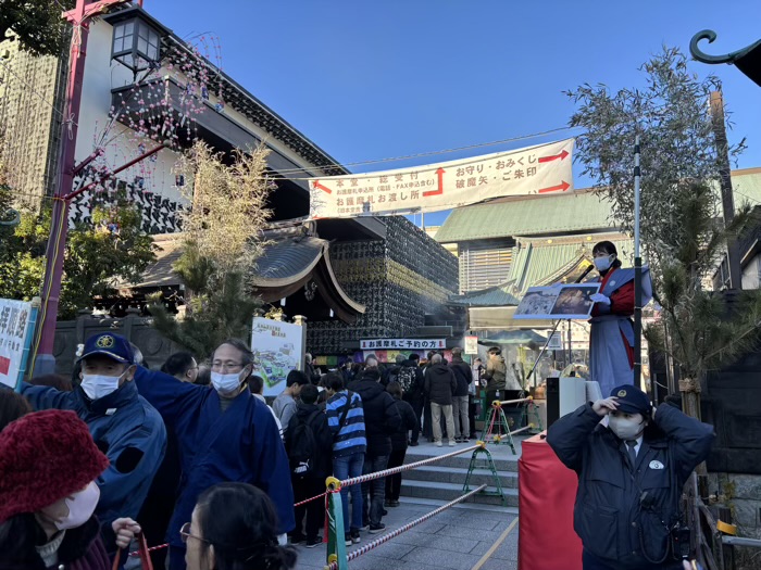 初詣 深川不動堂(成田山東京別院)